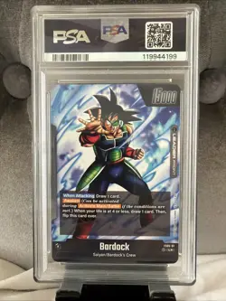 Dragon Ball Fusion World Premium Card Coll - Leader - FS05-01 Gold Bardock PSA10 - Image 3