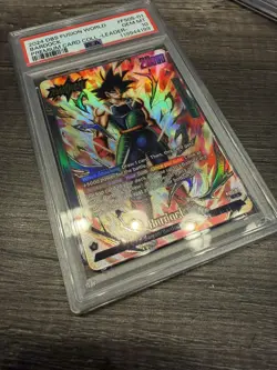 Dragon Ball Fusion World Premium Card Coll - Leader - FS05-01 Gold Bardock PSA10 - Image 4