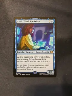 April O'Neil, Hacktivist (0029) R MTG Teenage Mutant Ninja Turtles LP, Engl - Image 1