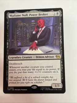 MTG Madame Null, Power Broker Teenage Mutant Ninja Turtles Regular Rare #66 - Image 1