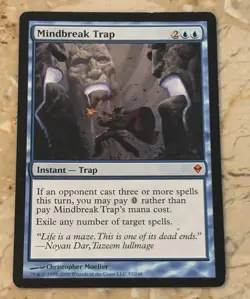 MTG Magic the Gathering Mindbreak Trap (57/280) Zendikar - Image 1