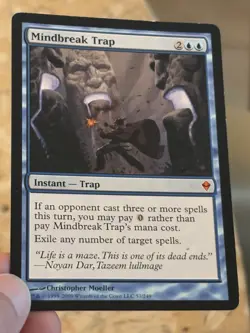 MTG Magic the Gathering Mindbreak Trap (57/280) Zendikar - Image 5