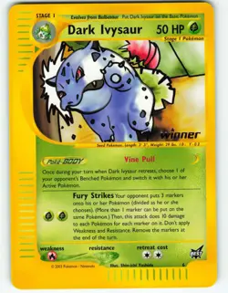 Dark Ivysaur - Winner - Stamped - #6 Best of Game - Pokemon TCG - 2003 - Image 1