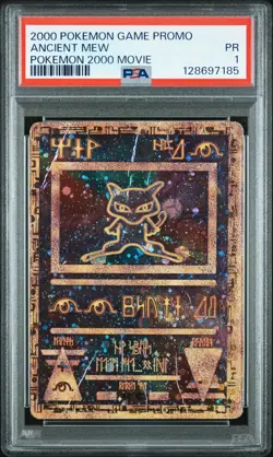 2000 POKEMON GAME MOVIE POKEMON 2000 MOVIE ANCIENT MEW PSA 1 - Image 1