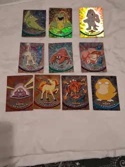 Lot Of (10) 1999 Topps Tv Animation Series Pokemon Cards - Image 1