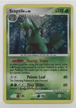Sceptile Holo Pokemon Diamond & Pearl Stormfront #10 2008 - Image 1