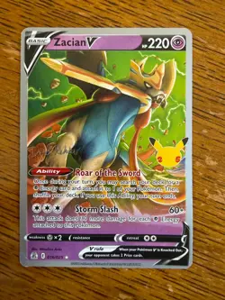Zacian V Pokemon World Championships 2023 Decks #016 - Small crease lower left - Image 1