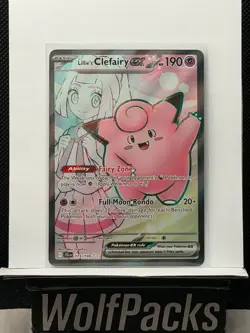 Pokemon TCG Journey Together - Lillie's Clefairy Ex 173/159 Ultra Rare Holo - Image 1