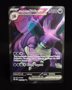 Pokemon TCG - TEAM ROCKETS NIDOKING EX #216 ULTRA RARE - DESTINED RIVALS 2025 NM - Image 1