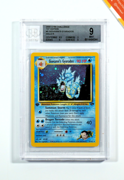 Pokemon BGS 9 Giovanni's Gyarados #5 1st Edition Gym Challenge 2000 English - Image 1