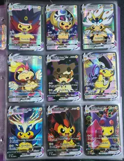 Pokemon Card Collection Of 55 Pikachu Cute Cosplay Doujin ACG VCOS Holo Lot - Image 1