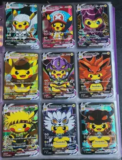 Pokemon Card Collection Of 55 Pikachu Cute Cosplay Doujin ACG VCOS Holo Lot - Image 5