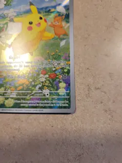 Pokemon Pikachu TCG SVP 088 Black Star Promo Card Paldea Adventure Chest Mint - Image 5