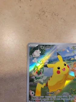 Pokemon Pikachu TCG SVP 088 Black Star Promo Card Paldea Adventure Chest - Image 2