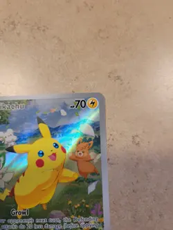 Pokemon Pikachu TCG SVP 088 Black Star Promo Card Paldea Adventure Chest - Image 3