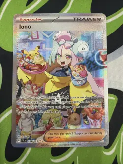 Pokemon Card Iono 269/193 Paldea Evolved Special Illustration Rare - Image 1