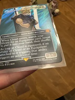 Cloud, Midgar Mercenary (Borderless) (Surge Foil) Final Fantasy Foil - Image 4