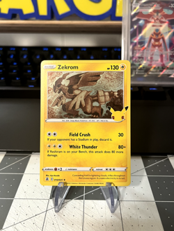 Zekrom 10/25 Holo Rare - Celebrations Pokemon TCG - NM - Image 1
