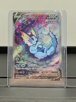 Pokemon TCG Vaporeon V SWSH181 Black Star Promo NM Holo *FAST FREE SHIP* - Image 1