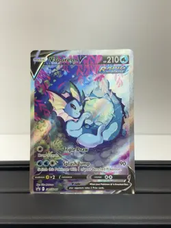 Pokemon TCG Vaporeon V SWSH181 Black Star Promo NM Holo *FAST FREE SHIP* - Image 3
