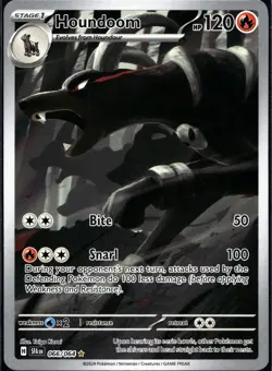 Houndoom IR 066/064 Sv: Shrouded Fable Pokemon TCG - Image 1