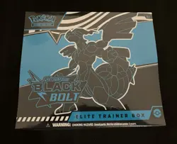 FACTORY SEALED Pokemon TCG Black Bolt Elite Trainer Box (ETB) - Image 1