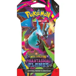 Pokemon Mega Evolution-Phantasmal Flames SLEEVED BOOSTER PACK Mega Charizard X e - Image 1