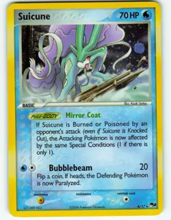 Suicune - Holo - 4/17 POP Series 2 - Pokemon TCG - 2005 - Image 1