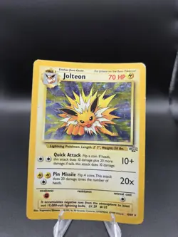 Pokemon TCG Jolteon Jungle 4/64 Holo Unlimited Holo Rare - Image 1