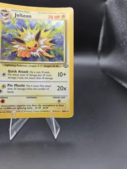 Pokemon TCG Jolteon Jungle 4/64 Holo Unlimited Holo Rare - Image 4