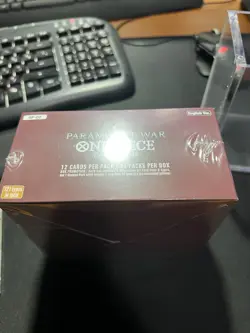 OP-02 One Piece Paramount War Booster Box SEALED First Wave Red Bottom + Acryli 811039039080 - Image 2