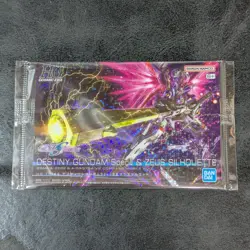 ++ Gundam Gunpla Art card 291 Destiny Gundam Spec II & Zeus Silhouette Japanese - Image 1