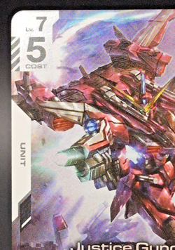 Justice Gundam LR GD01-066 Legend Rare – Newtype Rising Gundam Card Game - Image 3