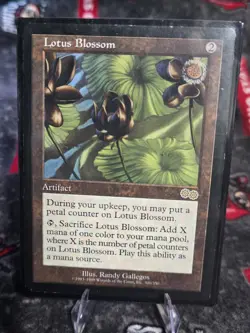 X 3 MTG Magic the Gathering Lotus Blossom (300/356) Urza's Saga LP - Image 4