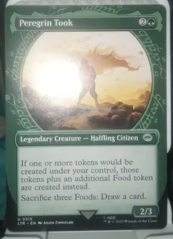 MTG Lord of the Rings SHOWCASE UC Reg Legendary Creature Peregrin Took 315 Magic - Image 1