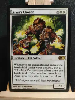 Ajani's Chosen - Magic 2014 (M14) - Rare - NM to LP (see pics) MTG - Image 1