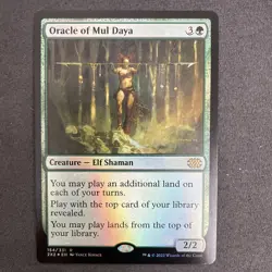 Foil Oracle of Mul Daya Double Masters 2022 Magic the Gathering NM OR BETTER - Image 1