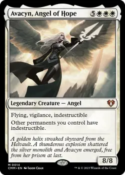 Japanese Avacyn, Angel of Hope Commander Masters Regular - Image 2
