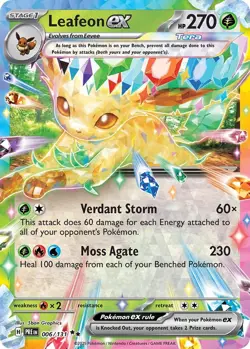 Pokemon TCG - Prismatic Evolutions - Leafeon ex - 006/131 - Image 1