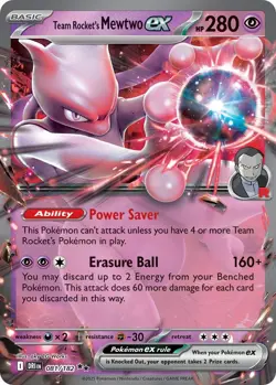 Pokemon TCG - Destined Rival - Team Rocket's Mewtwo ex - 081/182 - Image 1