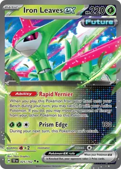 Pokemon TCG - Temporal Forces - Iron Leaves ex - 025/162 - Image 1
