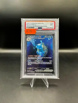 Blastoise EX Special Illustration Rare Pokemon 151 English #200 PSA 9 Mint - Image 1
