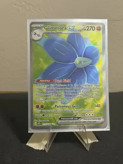 Glimmora EX 213/197 Obsidian Flames Full Art Ultra Rare Holo NM Pokemon TCG - Image 1