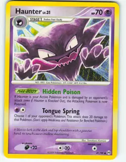 Haunter - 41/99 Arceus - Pokemon TCG - 2009 - Image 1