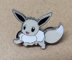 Radiant Eevee - Pokemon GO TCG - Pin Badge - New - Image 1