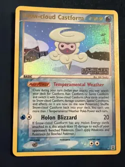 SNOW-CLOUD CASTFORM 29/113 EX Delta Species REVERSE HOLO Pokemon TCG NM - Image 1