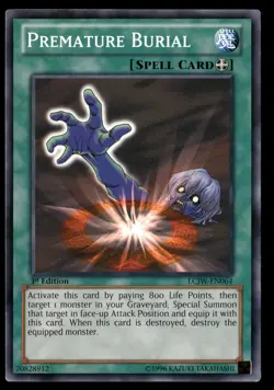 Premature Burial LCJW-EN064 Common / Short Print Yu-Gi-Oh 1st Edition Near Mint - Image 1