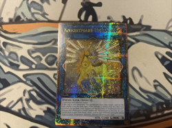 Yugioh Knightmare Unicorn Quarter Century Secret Rare RA01-EN043 Near Mint - Image 1