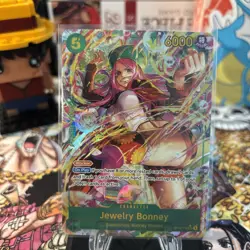 One Piece Tcg Jewelry Bonney Op12-118 Sec Rare Alt Art Mint - Image 1