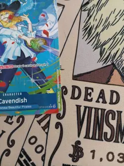 One Piece TCG: Royal Blood Cavendish OP10-045 (Parallel / Alt Art) - MINT - Image 3